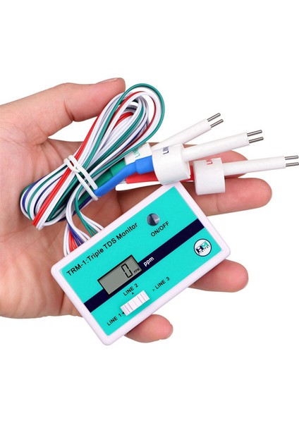 Hm Dijital Trm1 Üçlü Tds Metre Online Tds Su Kalitesi Test Cihazı 0-9990PM LCD Ekran Su Kalitesi Saflık Test Meter (Yurt Dışından) modelleri