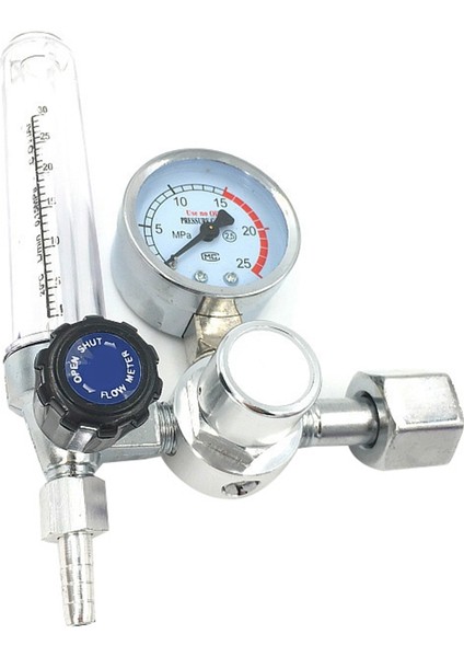 Argon Flow Metre Argon Regülatör Ölçer Mig Tig 0-25 Mpa, Standart Akış Ölçer, Kaynak Cihazı, Argon Basınç Redüktör (Yurt Dışından)
