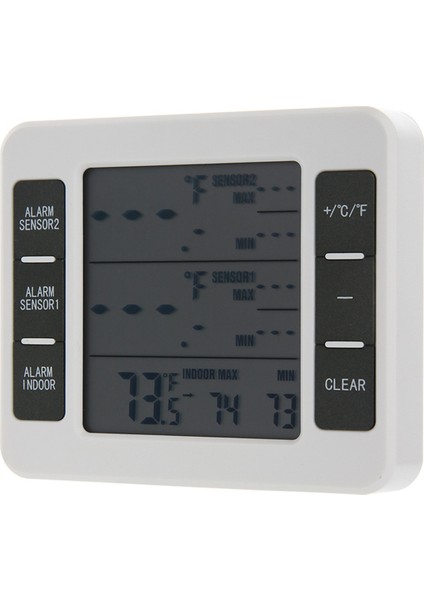 LCD Dijital Termometre Higrometre Iç Mekan Dış Mekan Sıcaklığı Nem Metre Sıcaklığı ve Nem Sensörü, A (Yurt Dışından) modelleri