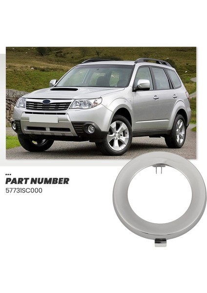 1pcs Ön Krom Sis Lambası Lambası Kapak Kapak Yüzüğü 57731SC000 57731 Subaru Forter Için SC000 2009 -2013 (Yurt Dışından) fırsatları