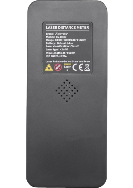 Dijital Mesafe Ölçer Şarj Edilebilir Telesiyej 100M Lazer Uzak Metre Trena Lazer Teyp Tahmis Rulet Range Bulucu (Yurt Dışından)