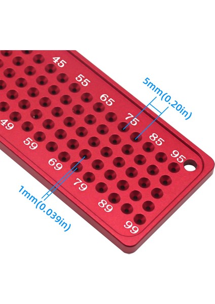 2pcs Woodworking Square Kit-3d Çok Açılı Kenarlık Square Presfractor ve T-M-Dole Hole Scribe Cetvel-Metric (Yurt Dışından) modelleri