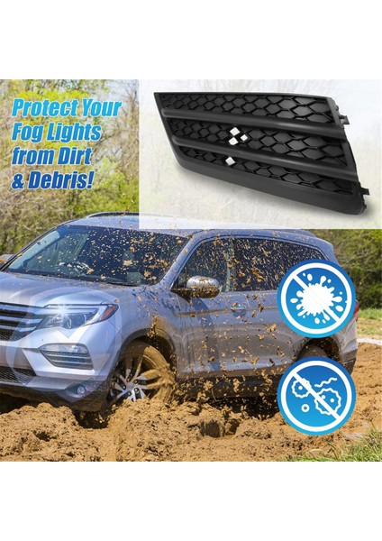 Honda Pilot Için Ön Sis Lambası Kapağı 2016-2018 Yan Sis Lambası Çerçeve Grille Kapak Aksesuarları Sol (Yurt Dışından) fiyatları