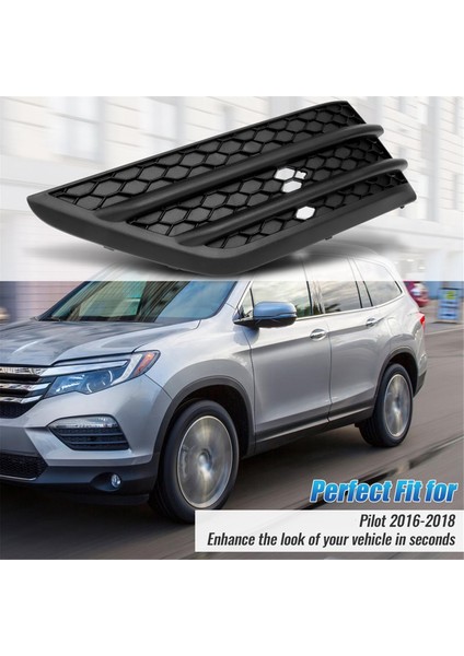 Honda Pilot Için Ön Sis Lambası Kapağı 2016-2018 Yan Sis Lambası Çerçeve Grille Kapak Aksesuarları Sol (Yurt Dışından) modelleri