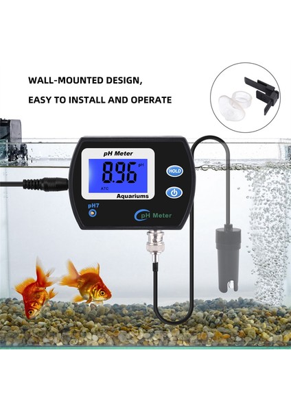 Akvaryum Için Doğru Ph Metre Çok Parametreli Su Kalitesi Monitör Çevrimiçi Ph Monitör Asidometre Ab Fişi (Yurt Dışından) fırsatları