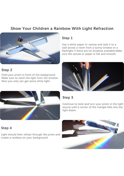 4pcs 6 Inç Net Optik Lens Cam Üçgen Prizma Fotoğrafçılık Bilim Sınıfı Gökkuşağı Üreticisi Sanat Dekoru (Yurt Dışından) indirimleri