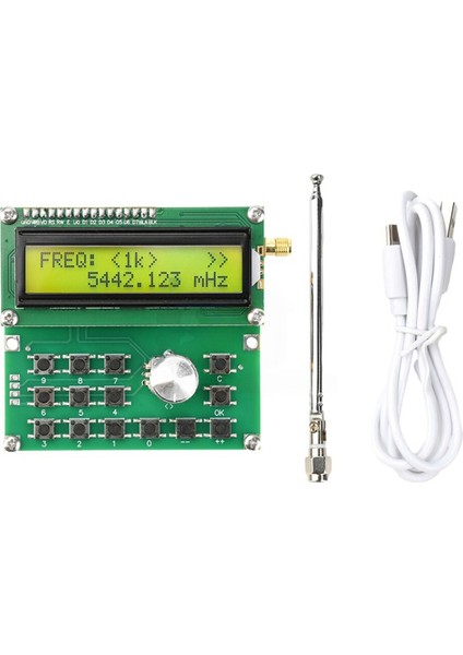 ADF4351 Sinyal Kaynağı Değişken Frekanslı Osilatör Sinyal Jeneratörü 35MHZ Ila 4000MHZ Dijital LCD Ekran Dc 4.5V-5.5V (Yurt Dışından)