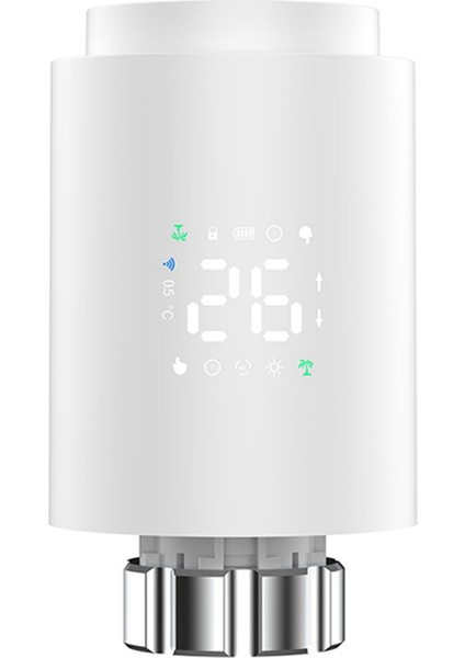 Tuya Smart Zigbee Radyatör Aktüatör Trv Programlanabilir Termostatik Radyatör Valf Uygulaması Uzak Beyaz (Yurt Dışından)