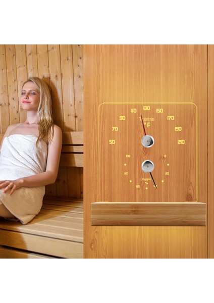 Sauna Termometresi 2 In 1 Fahrenheit Termometre Higometre, Sauna Odası Otel Için LED Hafif Sauna Aksesuarları (Yurt Dışından) modelleri