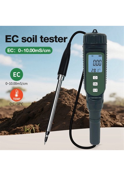 Toprak Test Merkezi Ec Değer Sıcaklık Test Cihazı Harici Orobe Bahçe Bitkileri Çiçekler Ec Test Cihazı Test Enstrümanı (Yurt Dışından) fiyatları