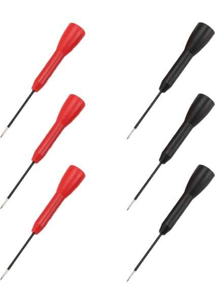 6 Paket 2mm Iğne Test Probları, 600V/10A TL71 TL75-3 Siyah ve 3 Kırmızı Kurşunlar Için Tahribatsız Multimetre Testi (Yurt Dışından) modelleri