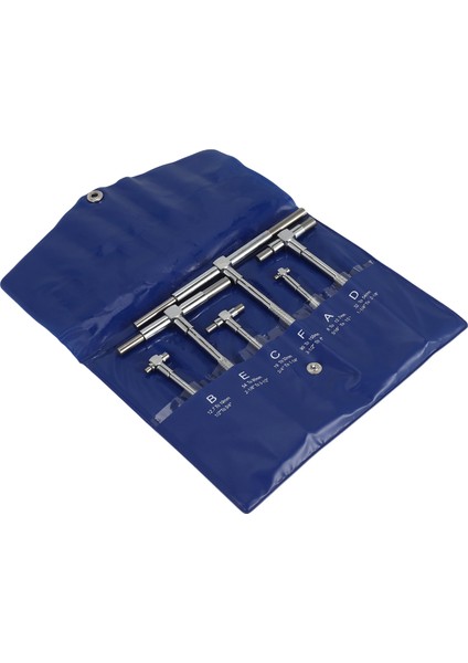 6pcs Set Teleskopik Gösterge Seti Mikrometre Ölçüm Mühendisleri Kiti 8-150MM (Yurt Dışından)