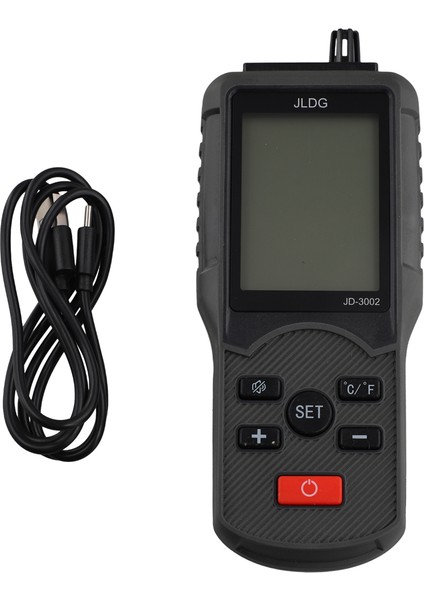 Jldg Hava Kalitesi Test Co2 Tvoc Metre Sıcaklık Nemini Ölçüm Cihazı LCD Ekranlı Karbon Dioksit Monitörü (Yurt Dışından)