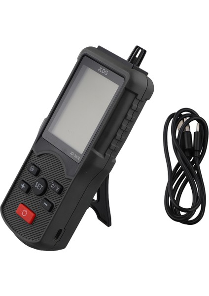 Jldg Hava Kalitesi Test Co2 Tvoc Metre Sıcaklık Nemini Ölçüm Cihazı LCD Ekranlı Karbon Dioksit Monitörü (Yurt Dışından) fiyatları