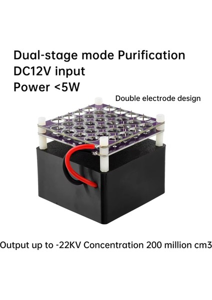 DC12V Plazma Jeneratörü Yüksek Yoğunluklu Plazma Iyonizer Duman Toz Hava Arıtma Makineleri Negatif Iyon Anyonu Jeneratör (Yurt Dışından) modelleri