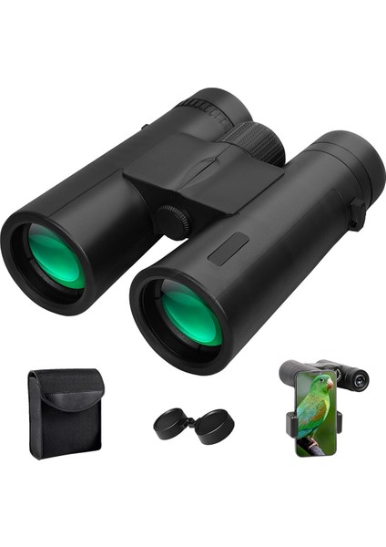 12X42 Telefon Adaptörü Su Geçirmez Düşük Hafif Görme Dücumları Kuş Gözlemi, Avlanma, Seyahat (Yurt Dışından) fiyatları