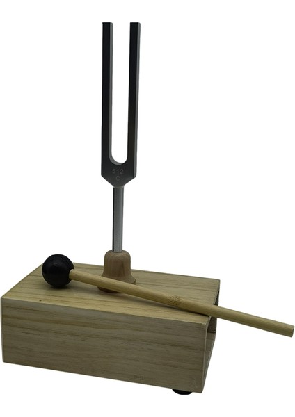 Ses Terapisi, Yoga, Meditasyon Için Ahşap Rezonatör Kutusu Deneysel Enstrüman ile Tuning Fork 512Hz Titreşim (Yurt Dışından) modelleri