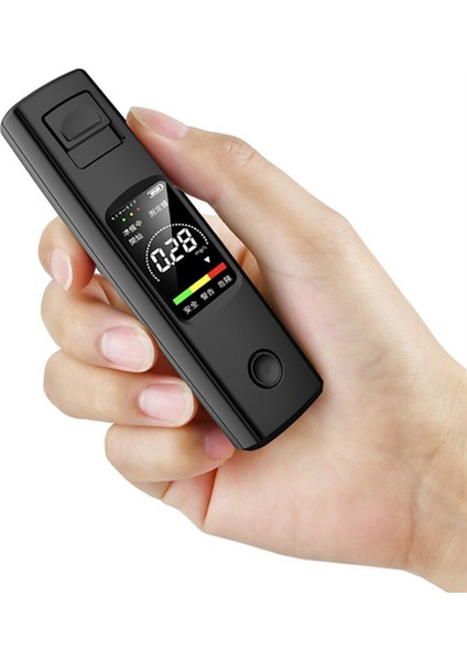 Alkol Test Cihazı Profesyonel Yüksek Hassasiyet Breathalyzer Temassız Alkolometre Şarj Edilebilir Portatif Breathalyzer A (Yurt Dışından) fiyatları