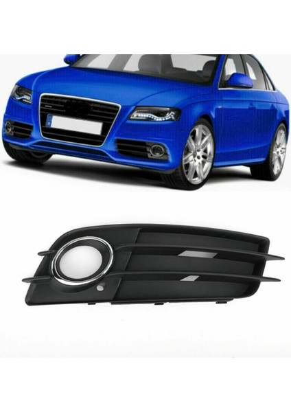 Sağ Yan Mat Siyah Sis Izgarası Krom Ring S-Line Tampon For-Audi A4 B8 S-Line S4 2008-2012 8K087682C (Yurt Dışından) fırsatları