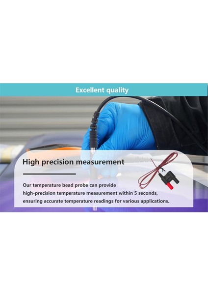 80BK-A Tip K Termokupl, Fluke Multimeter F17B Için Sıcaklık Boncuk Probu+ F116C F87-V F28LL F179 F287 F289 F189 (Yurt Dışından) fiyatları