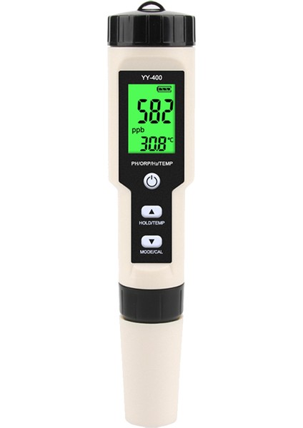 4 Inç 1 YY-400 Ph/orp/h2 &amp; Tem Ölçer Akvaryum, Yüzme Havuzu, Arka Işık Için Dijital Hidrojen Iyon Konsantrasyon Test Cihazı (Yurt Dışından)