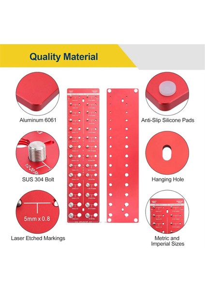 Iplik Denetleyicisi, Somun ve Cıvata Iş Parçacığı, Cıvata Boyutu ve Iplik Göstergesi, Cıvata ve Somun Tanımlayıcı Göstergesi, Cıvata Göstergesi (Yurt Dışından) modelleri
