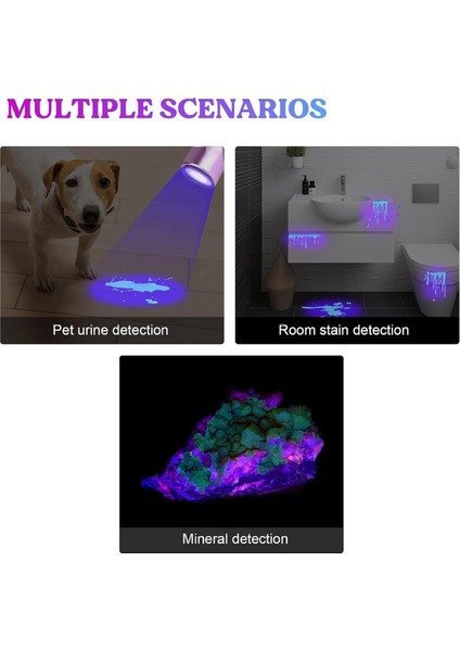 Reçine Kabulma Için Uv Işığı, 365NM Uv El Flashlight Siyah Işık, Hızlı LED Su Geçirmez Uv Lambası Pet Idrar Için Şarj Edilebilir (Yurt Dışından) fiyatları