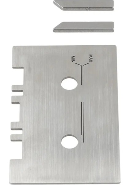 Kaset Cauge Set Mekanik Hizalama Yüksek Doğruluk Kılavuzu Gösterge Kiti 2 Pcs ile Çıkar Çubuğu Alüminyum Alaşım Kurulumu Kolay (Yurt Dışından) fırsatları