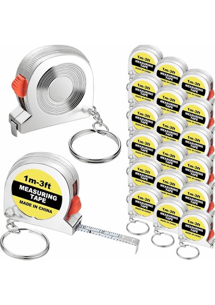 Bay Mebrim Keyajları Inşaat Partı Için Slıde Kiliti Ile Fonksiyonel Geri Bir Ölçüm Bant Keyajları, 1m/3ft, B (Yurt Dışından)