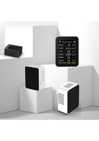 Tuya Wifi 6 In 1 Hava Kalitesi Dedektörü (Yurt Dışından) fiyatları