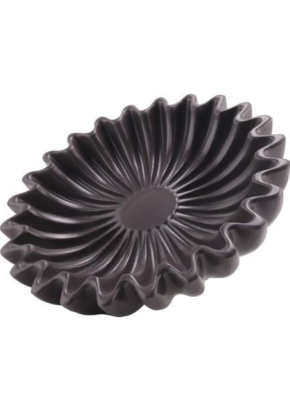 Yivli Fırfır Dekoratif Kase - Oturma Odası Için Ev Dekoru Aksanları Sehpa Kitaplık ve Konsol Büyük -B (Yurt Dışından) indirimleri