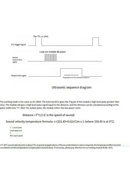RCWL-1670 Su Geçirmez Alıcı-Veren Ultrasonik Modül 2CM-400CM Mesafe DC3-5V Su Seviyesi Ölçümü Için (Yurt Dışından) modelleri