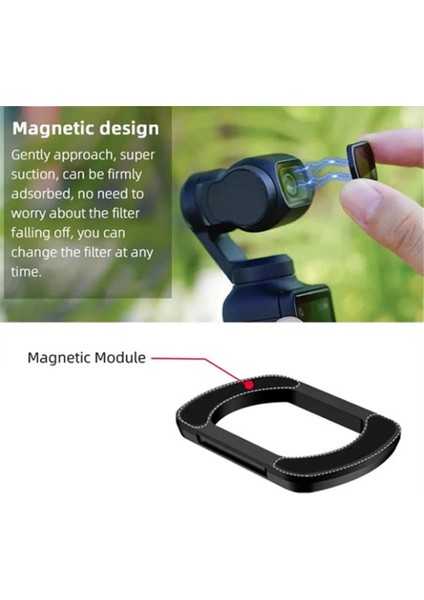 Lens Filtreleri Djı Osmo Cep 3 Manyetik Tasarım Yıldızı 8x Profesyonel Fotoğraf Filtresi (Yurt Dışından) fiyatları