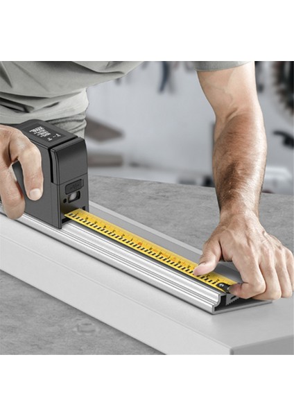 3 Arada 1 Lazer Rangefinder 50M Bant Memperi Cetvel LCD Ekran Arka Işık Mesafesi Ölçüm Cihazı Binası (Yurt Dışından) fiyatları