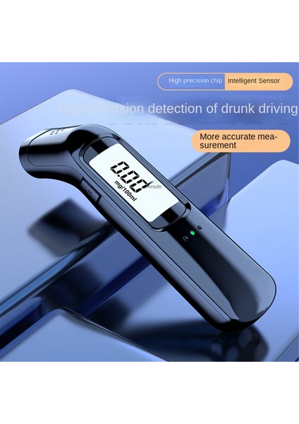 LED Ekranlı Taşınabilir Temassız Alkol Test Cihazı Breathalyzer Şarj Edilebilir Otomatik Alkol Test Cihazı Siyah (Yurt Dışından) modelleri