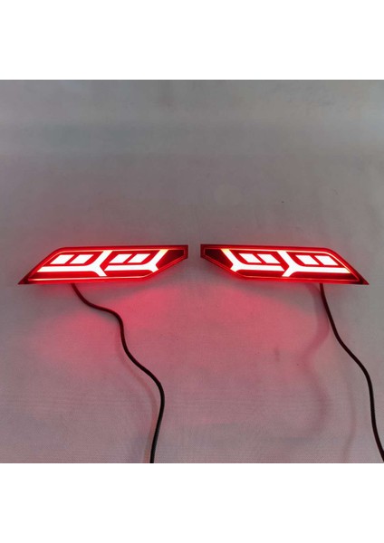 Araba LED Arka Sis Lambası Fren Lambası Arka Tampon Dekorasyon Lambası Mitsubishi Pajero Sport 2018 2019 2020 (Yurt Dışından) fiyatları