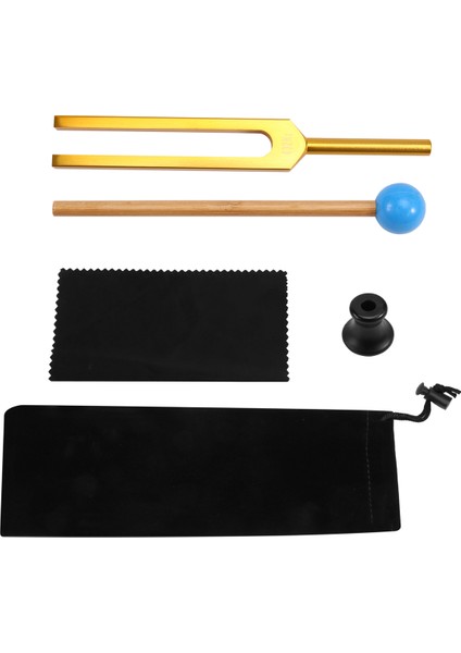 432 Hz Hammer ile Çatal Tuning Çatal, Ses Iyileştirme Terapisi ve Yoga, Alüminyum Alaşım Ayarlama Çatal Altın (Yurt Dışından) indirimleri