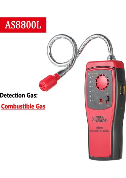 Akıllı Sensör AS8800L Gaz Dedektörü Protable Mini Yanıcı Gaz Sızıntısı Konumu Ses ve Işık Alarmı ile Test Cihazını Belirleyin (Yurt Dışından) fiyatları