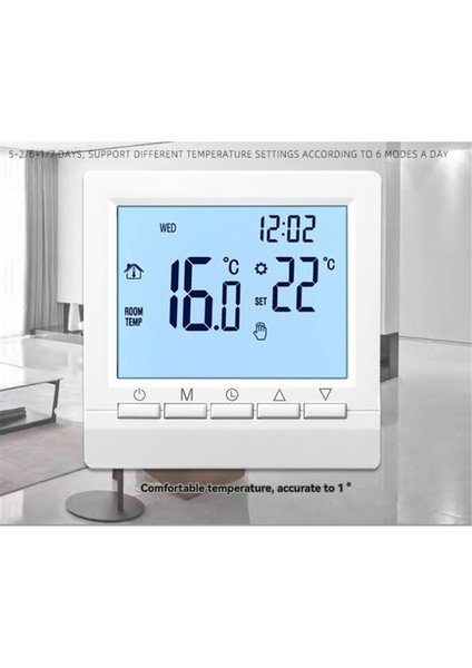 Zemin Isıtma Termostat Akıllı Termostat Dijital Ekran Ekran Kazan Su Zemin Isıtma Kontrolörü Ev Için (Yurt Dışından) fırsatları