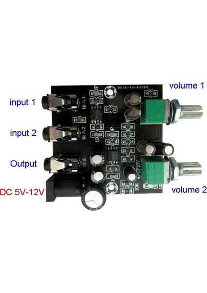 2WAY 2 Arada 1 Arada 1 Out Stereo Ses Sinyal Karıştırma Kartı Tek Yönlü Yankı Için Çıkış Kulaklık Amplifikatörü (Yurt Dışından) indirimleri