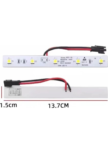 W27-35 H035DU01 E123995 Homa BCD-455WKGM Buzdolabı LED Işık Kartı Yedek Işık Kartı Buzdolabı Için (Yurt Dışından) fiyatları