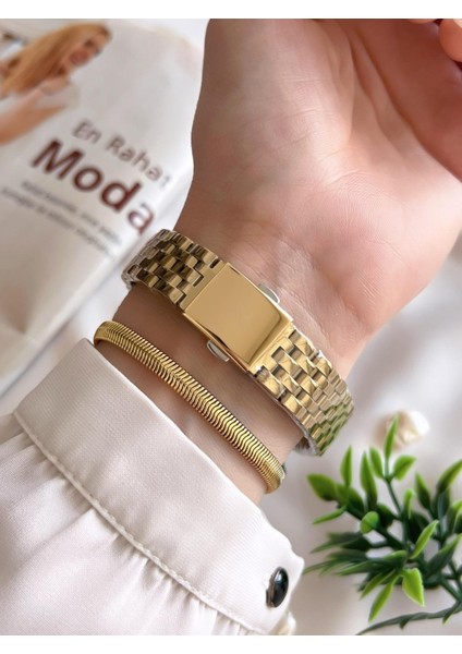 Çelik Hasır Kordonlu 3 Atm Suya Dayanıklı Kadın Kol Saati VS.BLKT.0247 modelleri