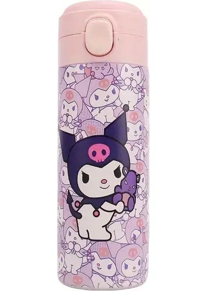 Çocuk Termos Paslanmaz Çelik Kuromi Figürlü H015