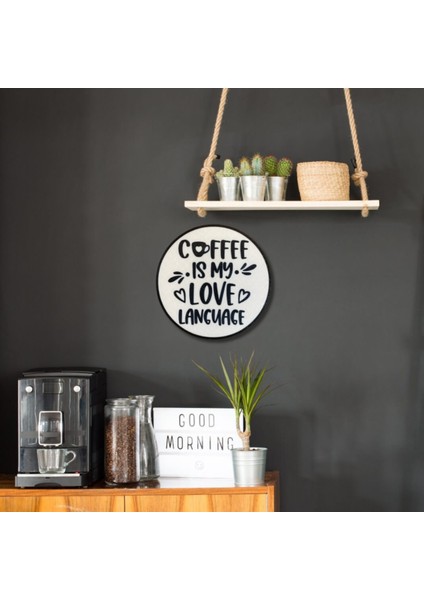 Coffee Break Yazılı Duvar Süsü – Yuvarlak Sert Plastik 20X20 cm fiyatları