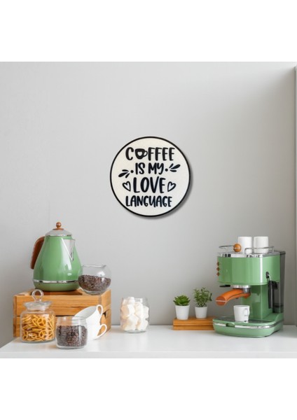 Coffee Break Yazılı Duvar Süsü – Yuvarlak Sert Plastik 20X20 cm indirimleri