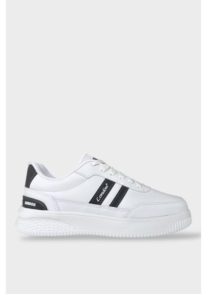 Unisex Hafif Taban Günlük Rahat Spor Ayakkabı Beyaz - Füme