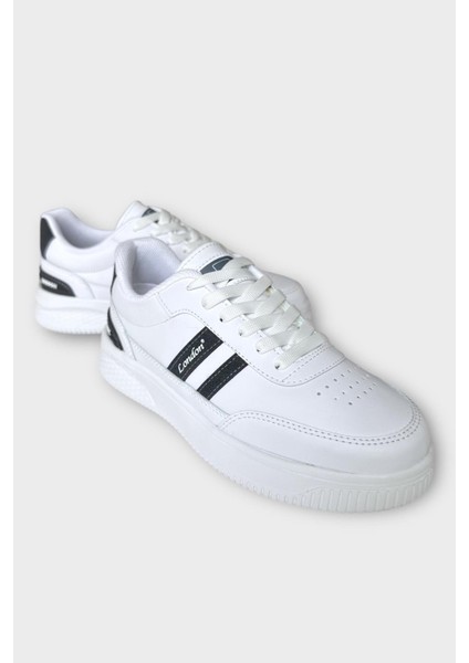 Unisex Hafif Taban Günlük Rahat Spor Ayakkabı Beyaz - Füme modelleri
