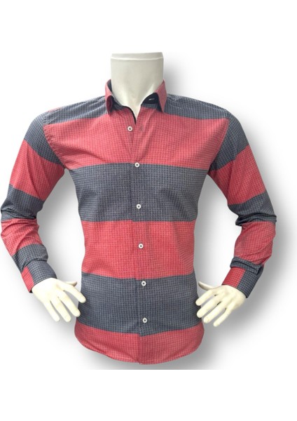 Klasik %100 Cotton Uzun Kollu Terletmeyen Kışlık Flanel Kumaş 2 Renkli Gömlek (Regular Kalıp) fiyatları