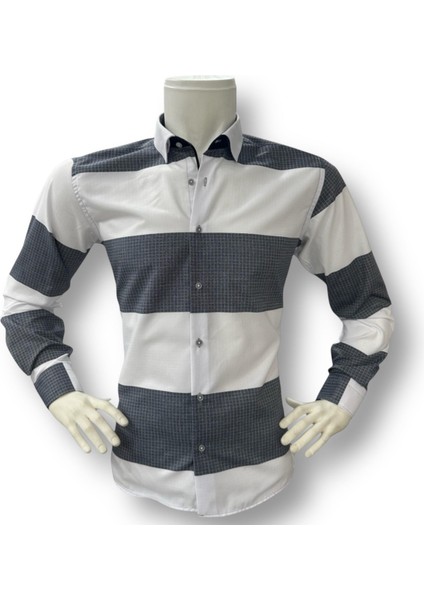 Klasik %100 Cotton Uzun Kollu Terletmeyen Kışlık Flanel Kumaş 2 Renkli Gömlek (Regular Kalıp) fiyatları