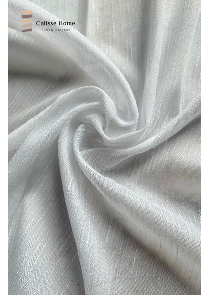 Şantuklu Balık Sırtı Tül Perde Ekru Yoğun Dokulu Ağır Gramajlı 1/3 Sık Pileli Ütü Istemez fırsatları